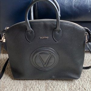 Valentino Bravia Leather Shoulder Bag